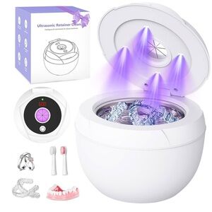 Ultrasonic Retainer Cleaner - White
